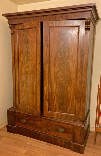 Antique vintage wardrobe - , with