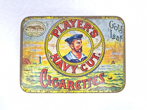 Vintage players gold leaf - vintage, navy