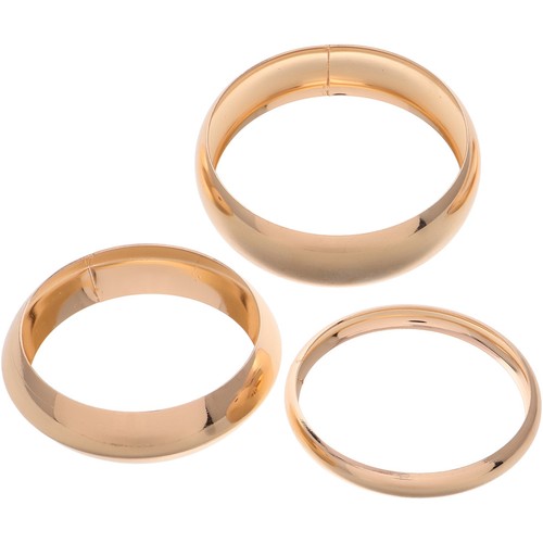 3pcs chunky golden cuff - 3pcs,