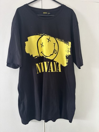 Vintage nirvana smiley face - nirvana,