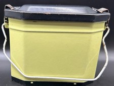 Vintage Enamel Lunch Box Tin