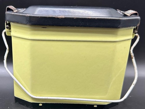 Vintage enamel lunch - enamel, tin