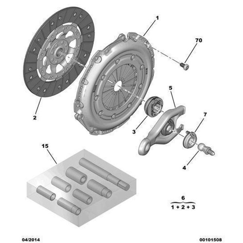 Genuine clutch fork ball joint - clutch, ball-joint