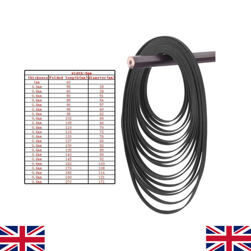 Turntable belt rubber flat - belt,