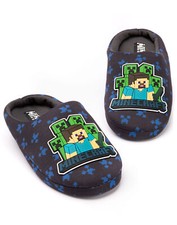 Minecraft Slippers Boys Kids