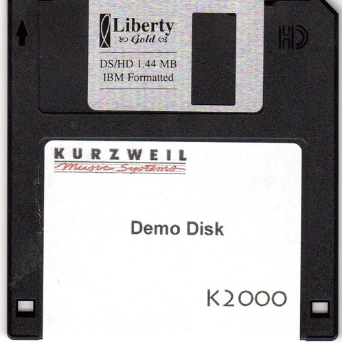 Kurzweil k2000 demo disk - kurzweil,