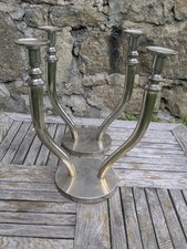 Pair of Vintage Silver Candle