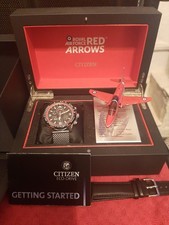Citizen  eco drive RAF red