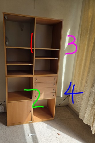 Ikea storage units set - units, 4
