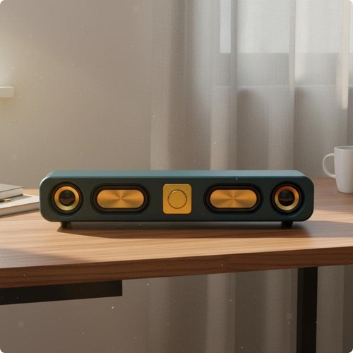 Vintage wooden speaker - speaker, dual