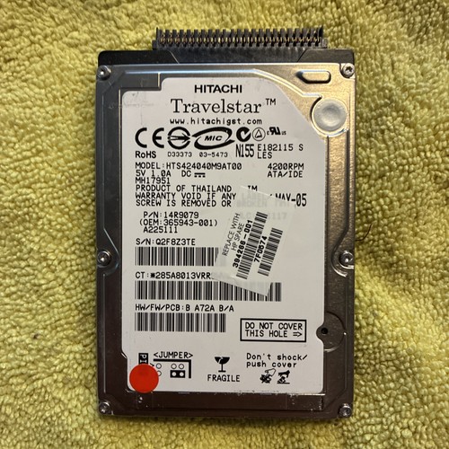 Hitachi travelstar 40gb - travelstar,