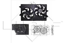 Fan engine cooling nrf 47003 - fan,,