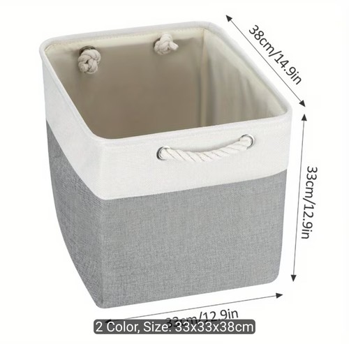 Fabric storage baskets - fabric,