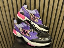 New Balance 608 Multicolour Purple Leopard Print Chunky Trainers RRP£210 UK12.5