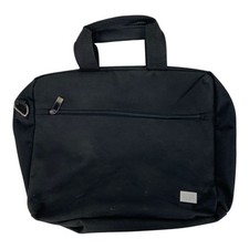 Hugo Boss Parfum Padded Plain Work School Black Laptop Messenger Side Zip Up Bag