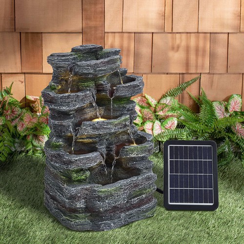 Solar power water fountain - solar,