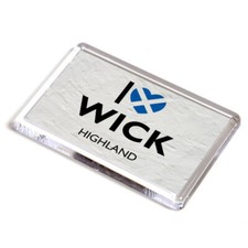 FRIDGE MAGNET - I Love Wick
