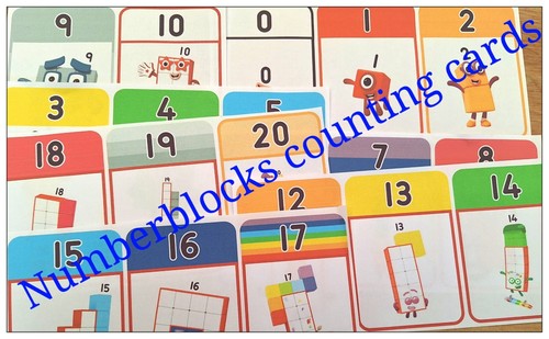 Numberblocks number cards - numberblocks,