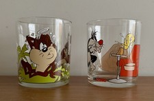 Pair Warner Bros Nutella Glass