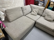 BIG GREY FAMILY SOFA L SHAPE 5 SEATER