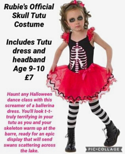Rubie skull tutu skeleton - tutu,