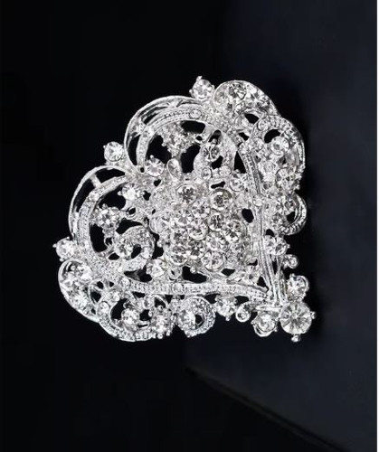 Vintage look silver - 2", tone