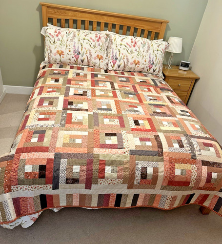Handmade patchwork quilt - patchwork,