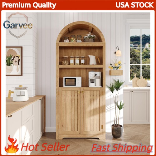 Inch tall arched bookcase - inch,