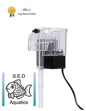 Small Aquarium Filter Hang On Back External Fish Tank Filter 3 in 1 SMALL TANK