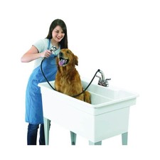Large Utility Tub Floor Mount