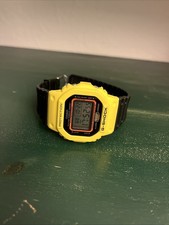Casio G Shock Throwback DW-5600TB Yellow/Black