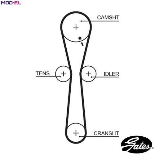 Timing belt 5547xs for - timing, land