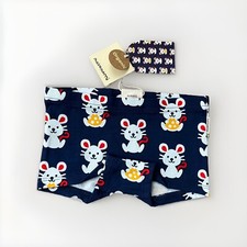 Maxomorra Mouse Print Navy