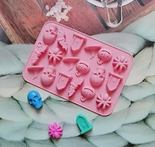 Halloween Silicone Chocolate Mould Ice Cake Candy Sugar Fondant Icing  Mould