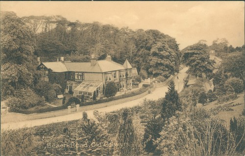 Postcard beach road - beach, old