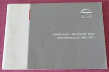 (2004) NISSAN SERVICE RECORD BOOK WITH 3 SERVICE STAMPS.  (SM 330)