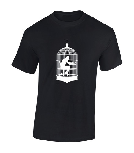 Caged man mens shirt - caged, cool