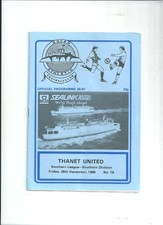 DOVER v THANET UTD. 1986-87