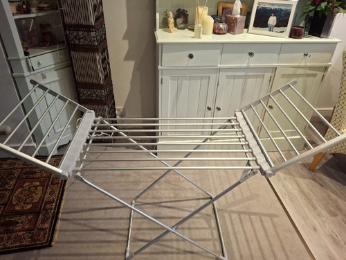 Portable heated folding