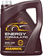 MANNOL 5L FULLY SYNTHETIC PD ENGINE OIL 5W-40 SN/CH-4 C3 MB 229.51 VW 505.01