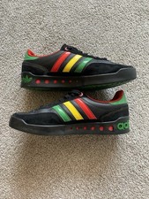 Very Rare - Adidas Originals Rasta PT70 2011 Trainers - UK 8  US 8.5