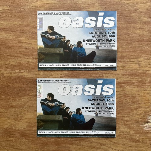 Oasis original used concert - oasis,
