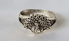 Ring ~ Peacock Bird ~ Silver