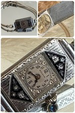 1932 Ladies Art Deco Enamel