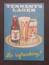 Tennents Lager Vintage Metal