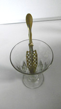 Absinthe Glass and Spoon Set of 3