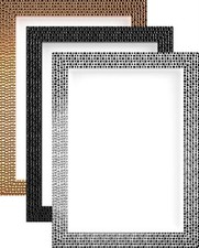 Modern Retro Bright/Mirror Effect Mosaic Picture Photo Poster frame Multi Sizes