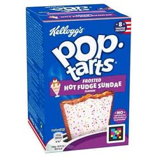 Kellogg’s Pop Tarts Frosted Hot Fudge Sundae, 8 X 48g Bars, Breakfast, Snack