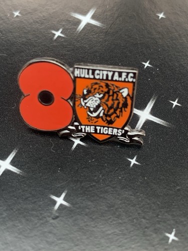 Hull city poppyy football pin - poppyy,