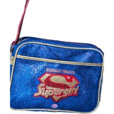 Official SuperGirl Handbag With A Difference, Ooak Hand Glitter Painted! Hallowe